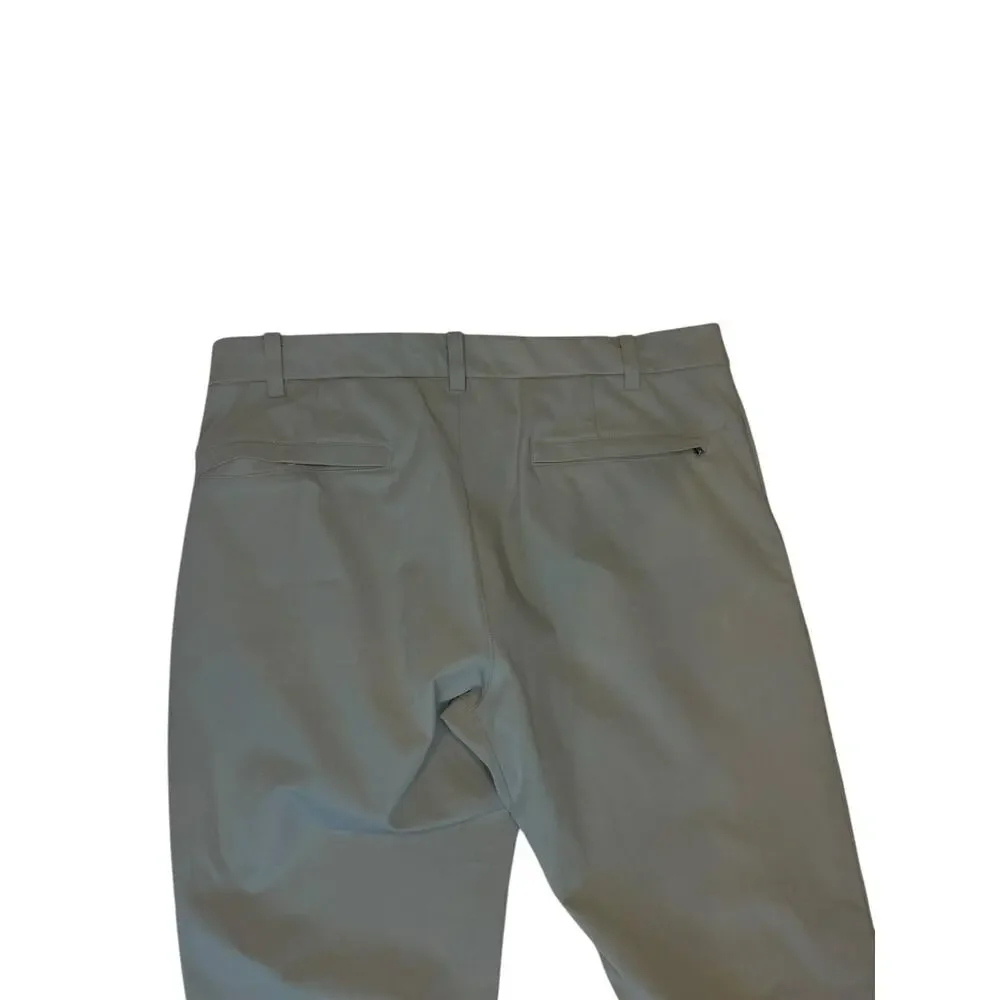 Lululemon ABC Straight-Leg‎ Stretch-Nylon Micro-Ripstop Golf Trousers Size 33